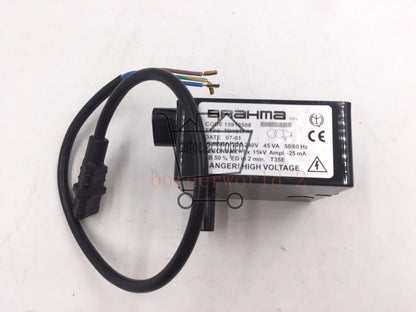 BRAHMA TD1STPAF Single Pole Ignition Transformer For Baltur Burner Coil Igniter~