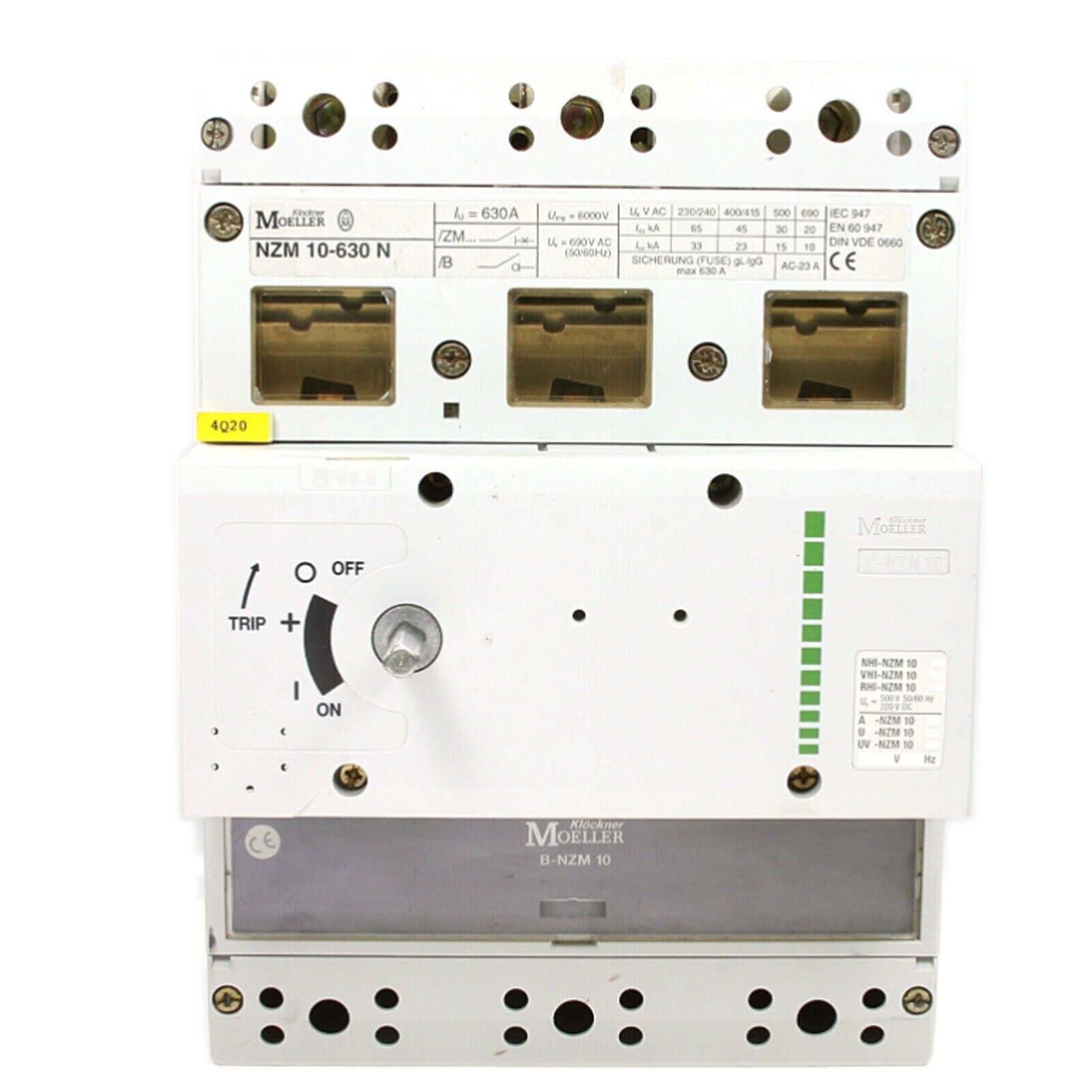 new 1 PCS  IN BOX Admiralty MOELLER Circuit Breaker NZM10-630N