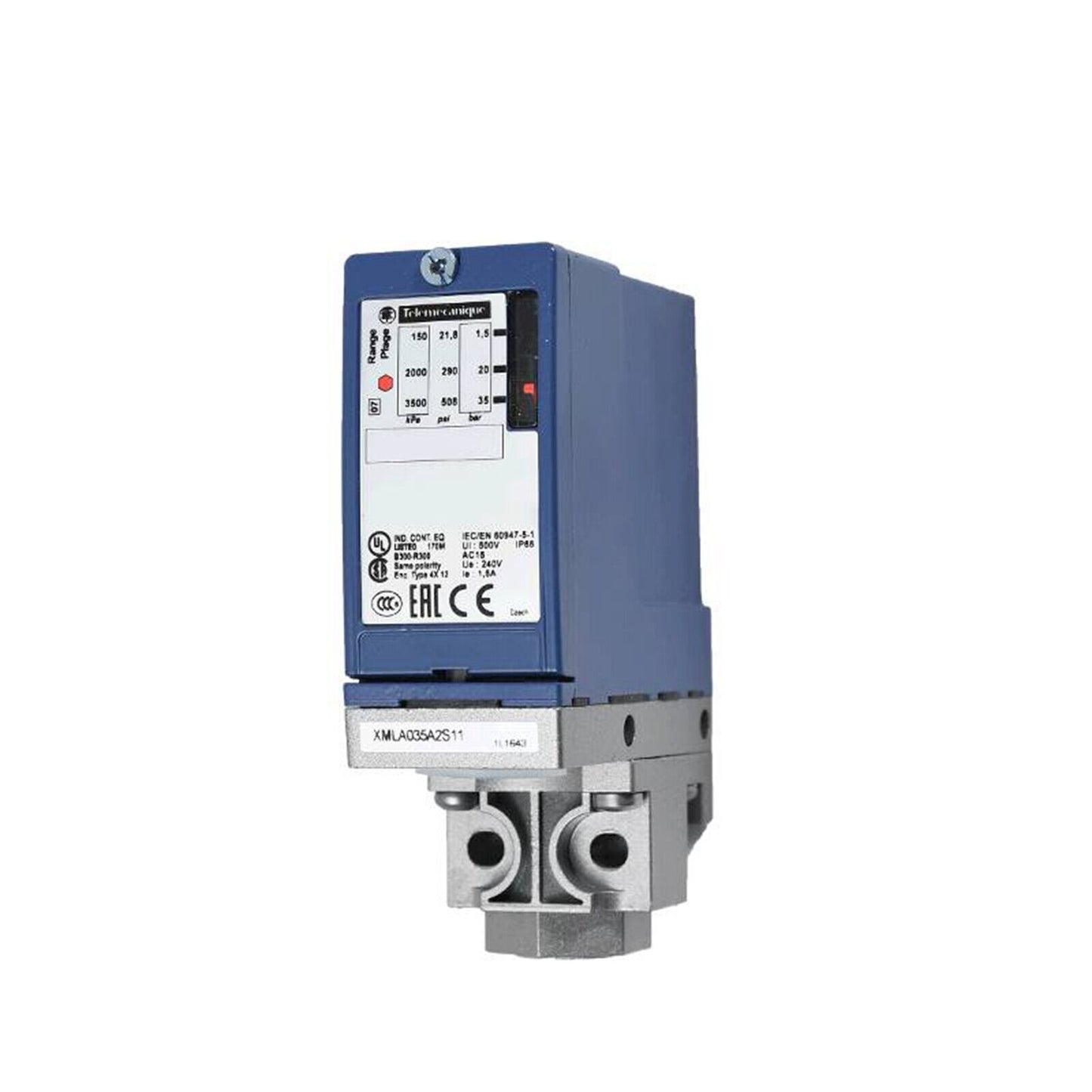 SCHNEIDER ELECTRIC XMLA035A2S11 Differential Pressure Switch Sensor - SCHNEIDER ELECTRIC