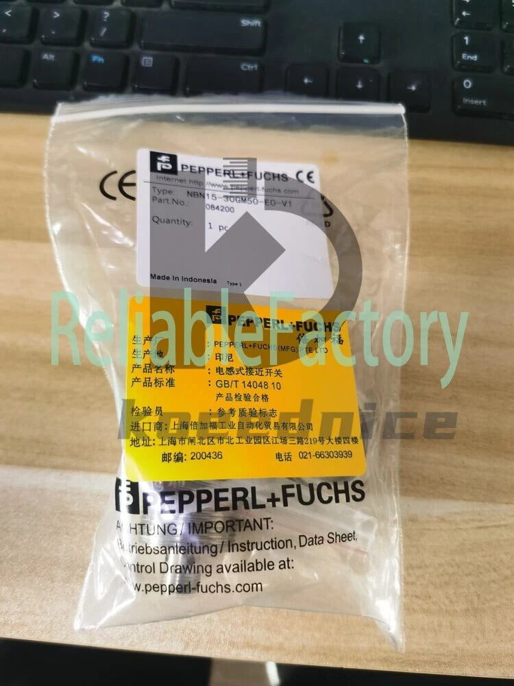 1PCS Pepperl + Fuchs NBN15-30GM50-E0-V1 Proximity Sensor #KN