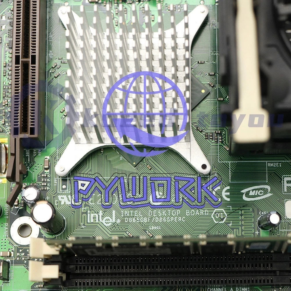 1PCS Intel D865GBF D865PERC Motherboard Intel 865G Socket 478 DDR1