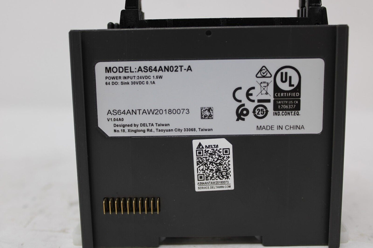 used Delta AS64AN02T-A PLC Module - DELTA