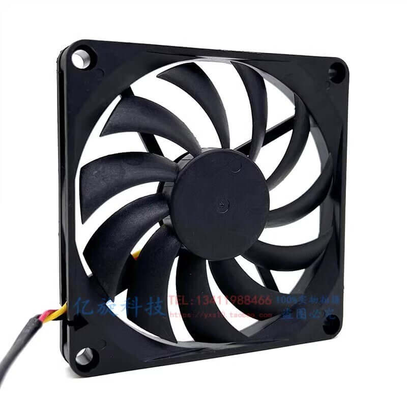 new HX-FAN DF801012HC 8010 DC12V 0.20A 8CM 3-Wire Silent Cooling Fan