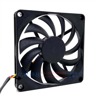 new HX-FAN DF801012HC 8010 DC12V 0.20A 8CM 3-Wire Silent Cooling Fan