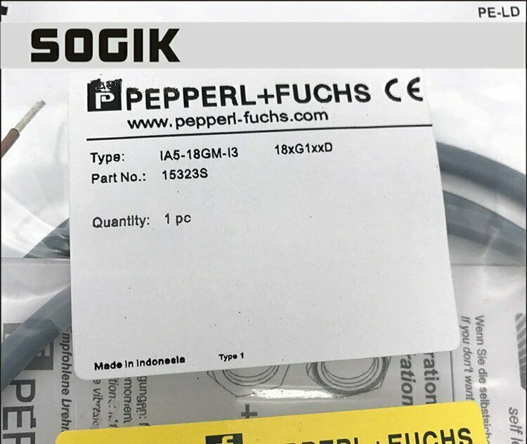 Pepperl+Fuchs Inductive Proximity Sensor Switch IA5-18GM-I3 Fast Ship - PEPPERL+FUCHS