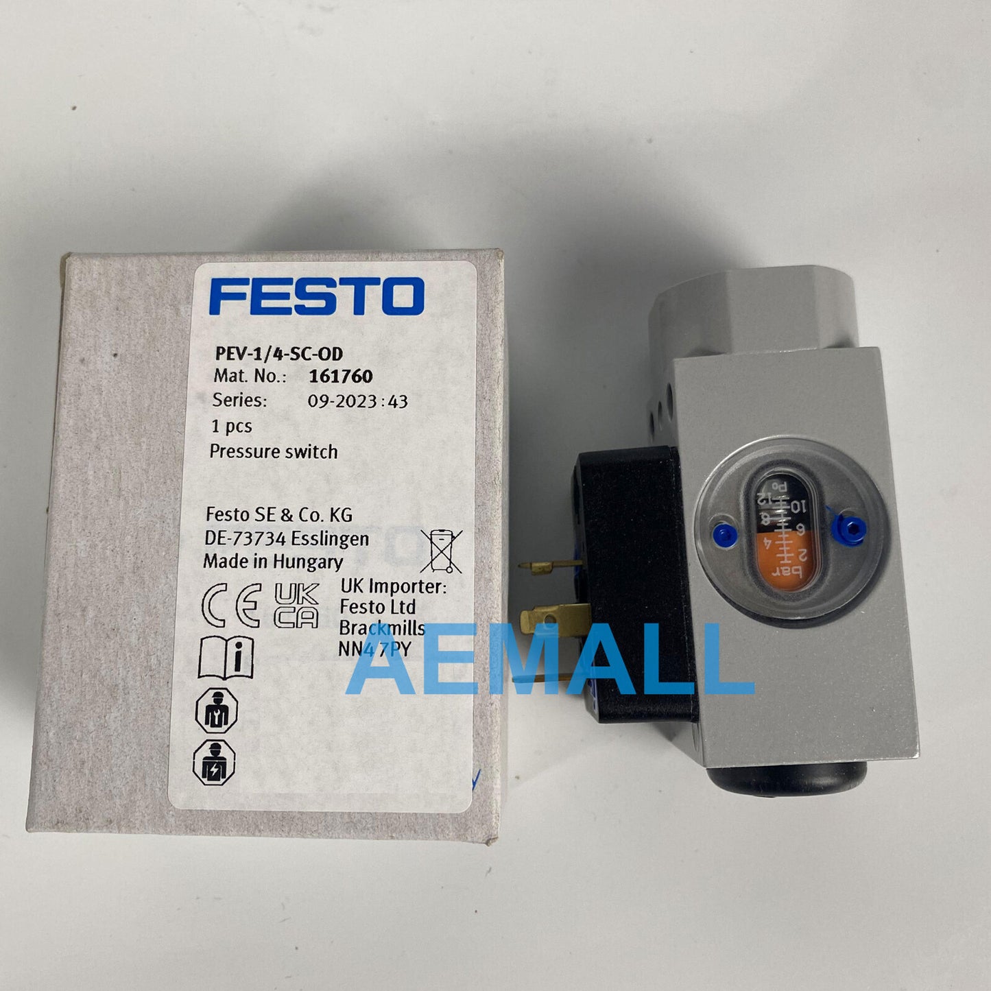 1pcs Festo PEV-1/4-SC-OD 161760 Pressure Switch