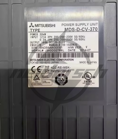 used ONE MITSUBISHI MDSDCV370 MDS-D-CV-370 servo drive - MITSUBISHI