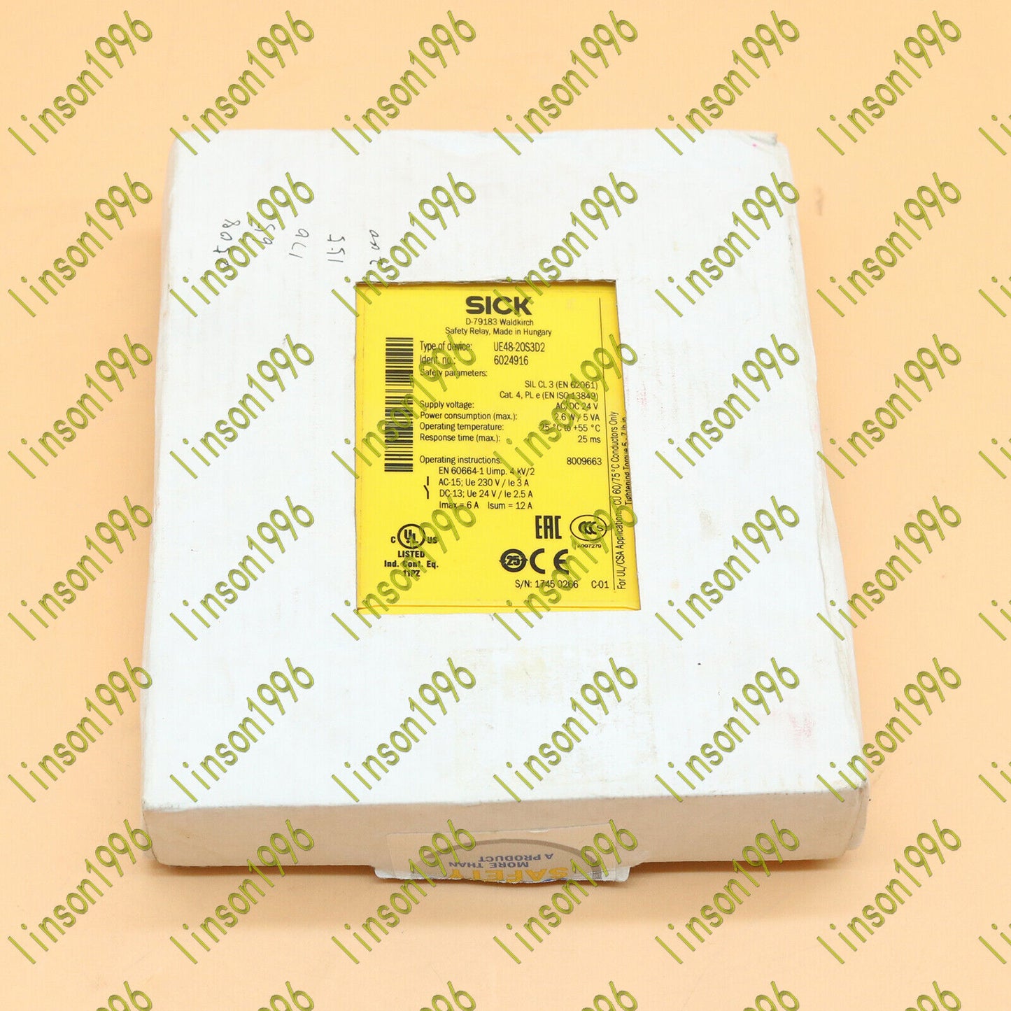 1PC Sick UE48-20S3D2 Safety Relay in Box, 1 Year Warranty - SICK