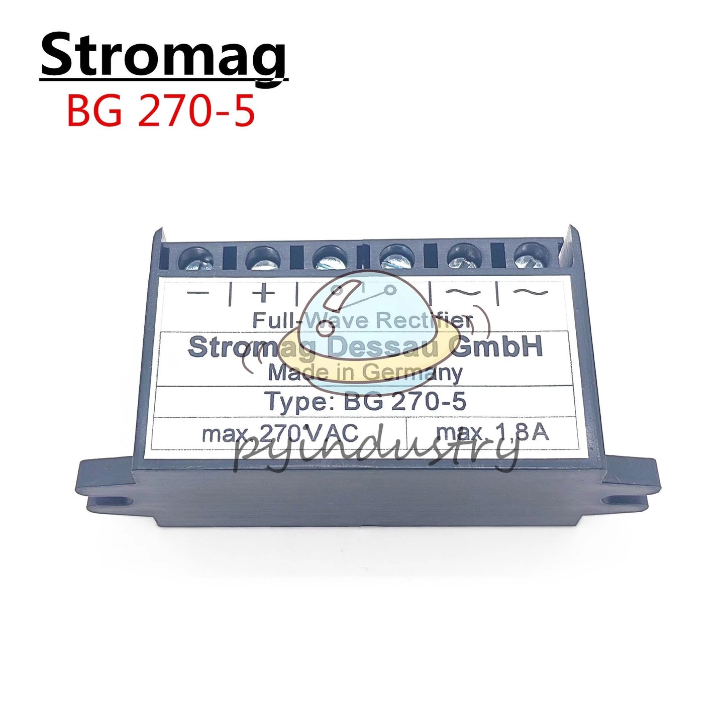Stromag Full Wave Type: BG 270-5 max.270VAC max.1,8A motor brake rectifier