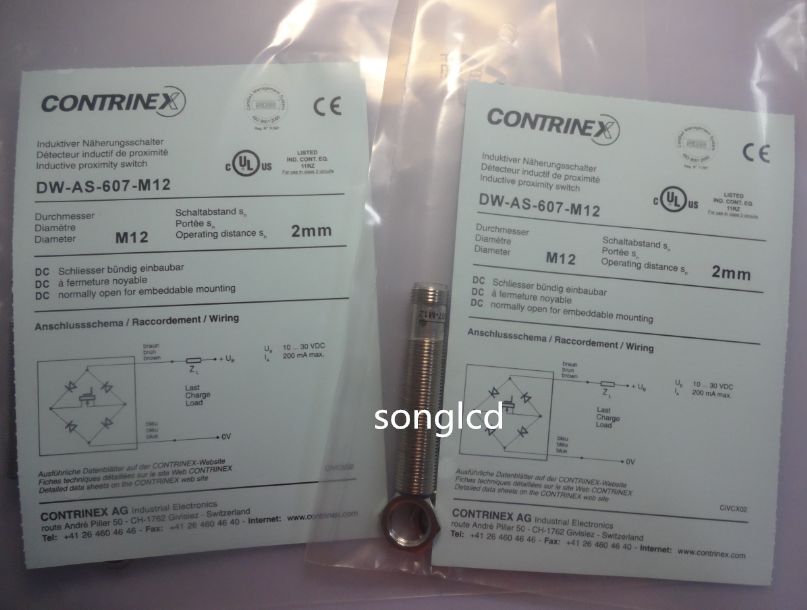 Contrinex DW-AS-607-M12 Sensor for Industrial Applications - CONTRINEX