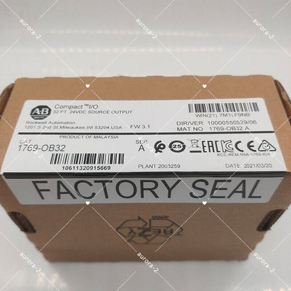 New Factory Sealed CompactLogix 32 Pt 24VDC Module 1769OB32 - COMPACTLOGIX