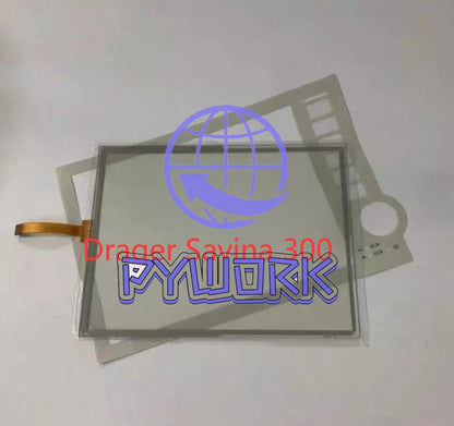 1Pcs For Drager Savina 300 Touch Screen Glass & Membrane Keypad