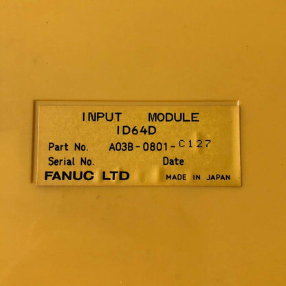 used Fanuc A03B-0801-C127 INPUT MODULE Tested in Good Condition - FANUC