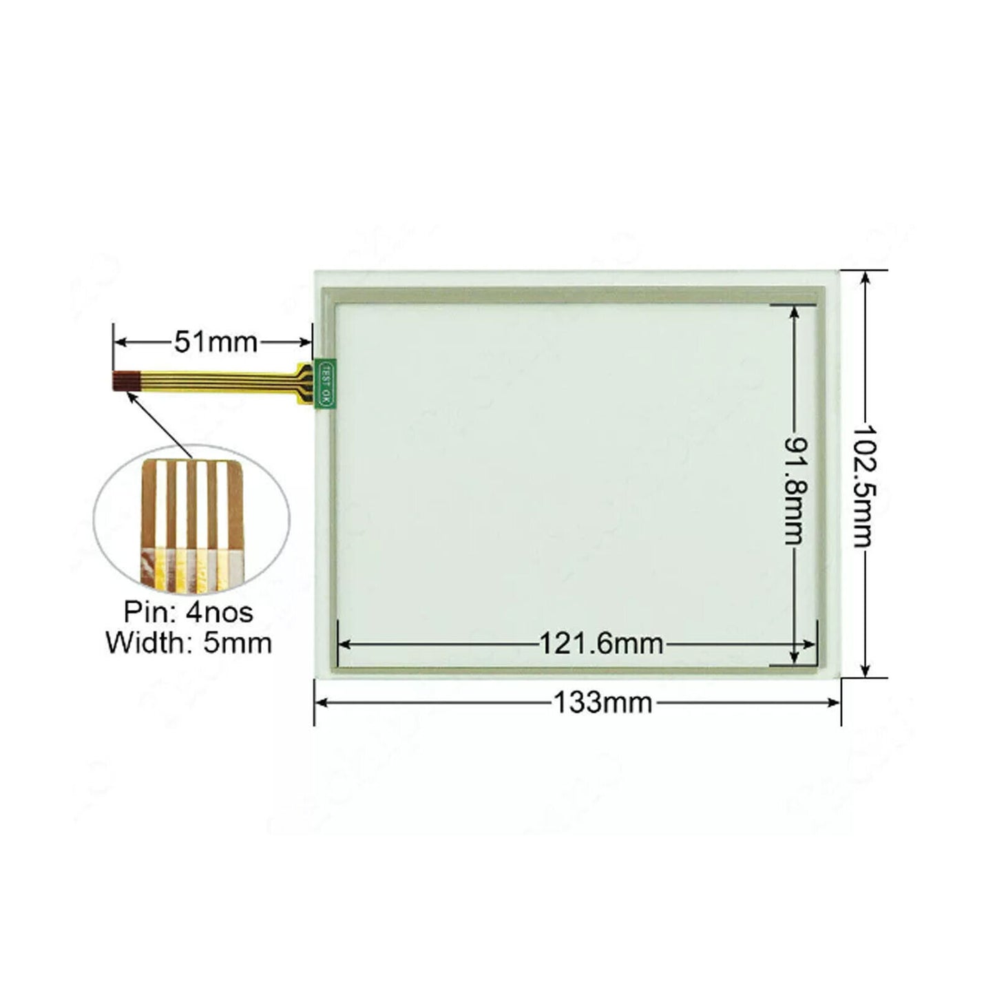 DPT090410001 JB DPT Touch Screen Glass - NULL