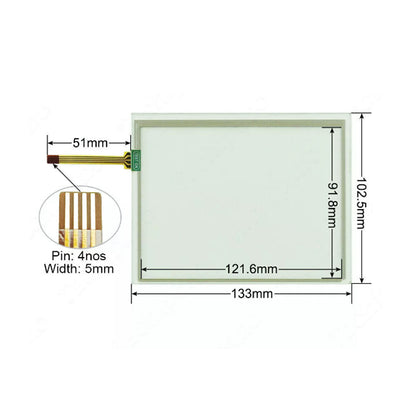 DPT090410001 JB DPT Touch Screen Glass - NULL