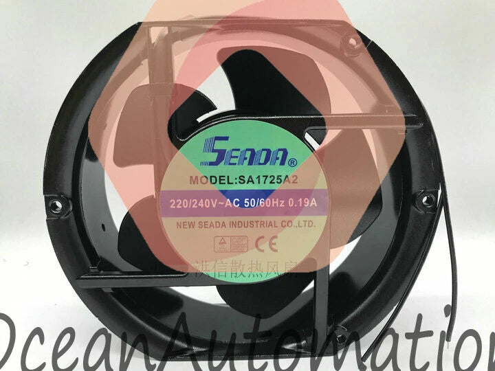 1 PCS SEADA Fan MODEL SA1725A2 AC 220/240V 17250 17CM 2 Wire Aluminum frame