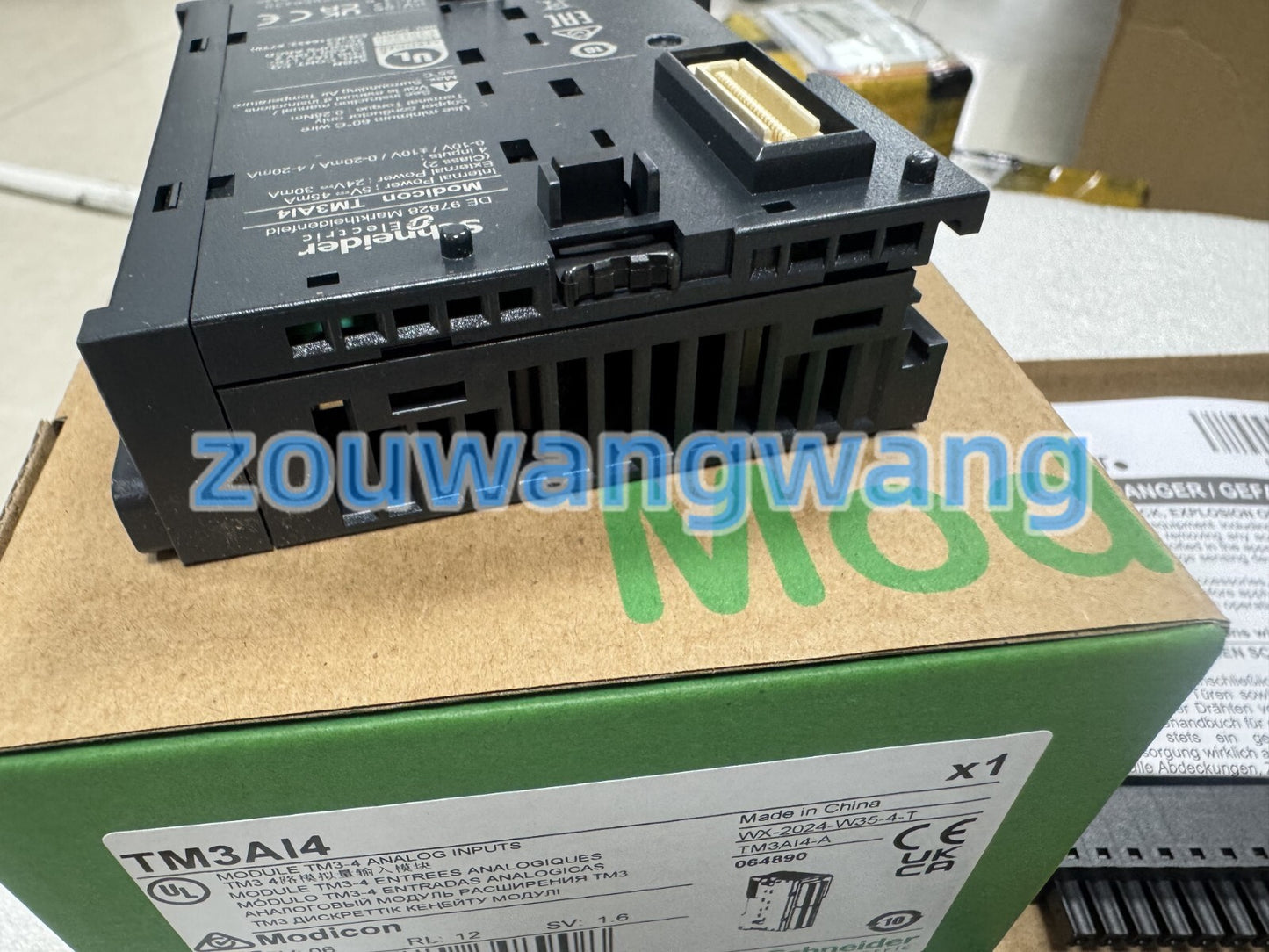 new TM3AI4 module controller, of TM3AI4