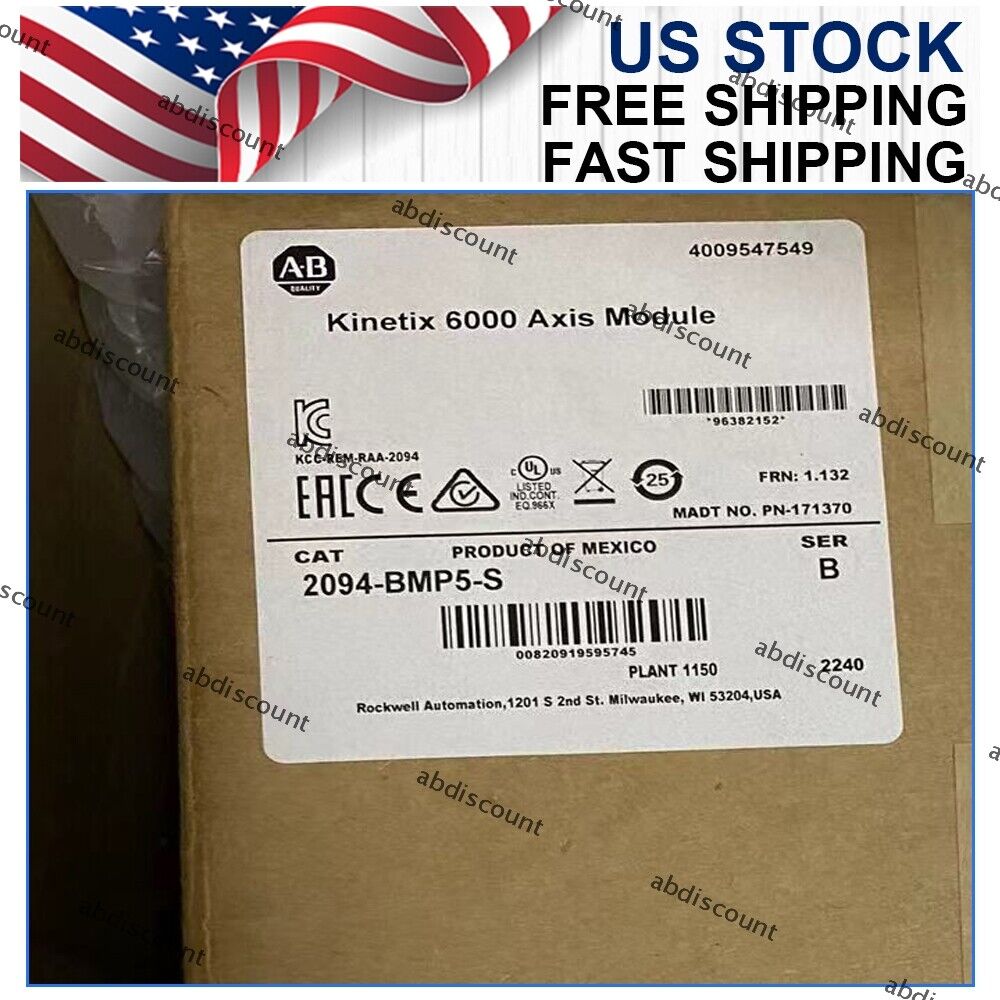 Allen Bradley 2094-BMP5-S/C Kinetix 6000 4Amp Axis Module with 1.88FRN for Industrial Use - ALLEN BRADLEY