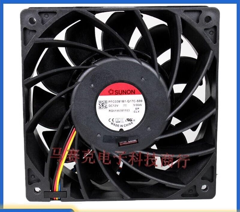 SUNON PFC0381B1-Q17C-S99 12V 12cm 4-Wire Cooling Fan