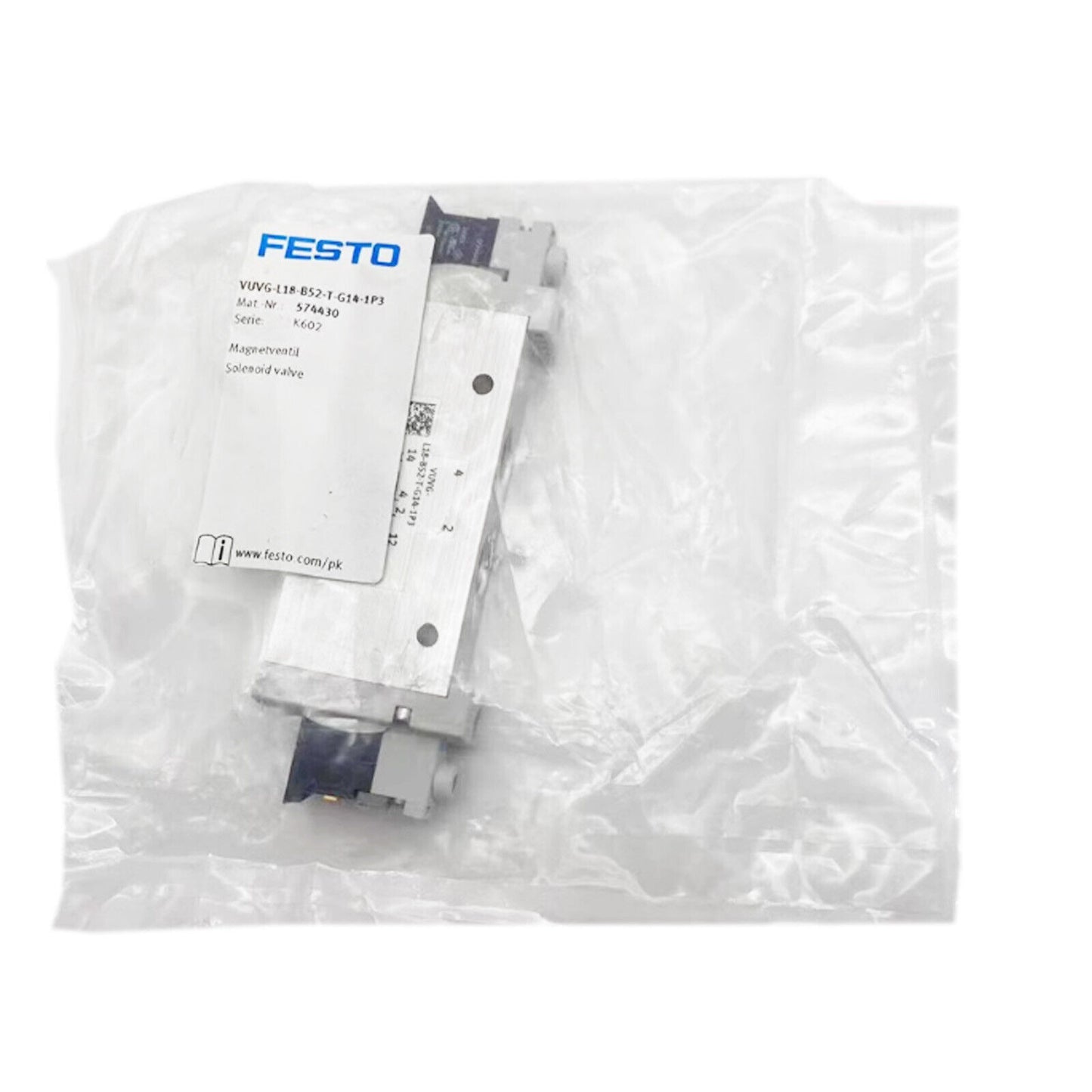 FESTO VUVG-L18-B52-T-G14-1P3 Solenoid Valve 574430 - FESTO