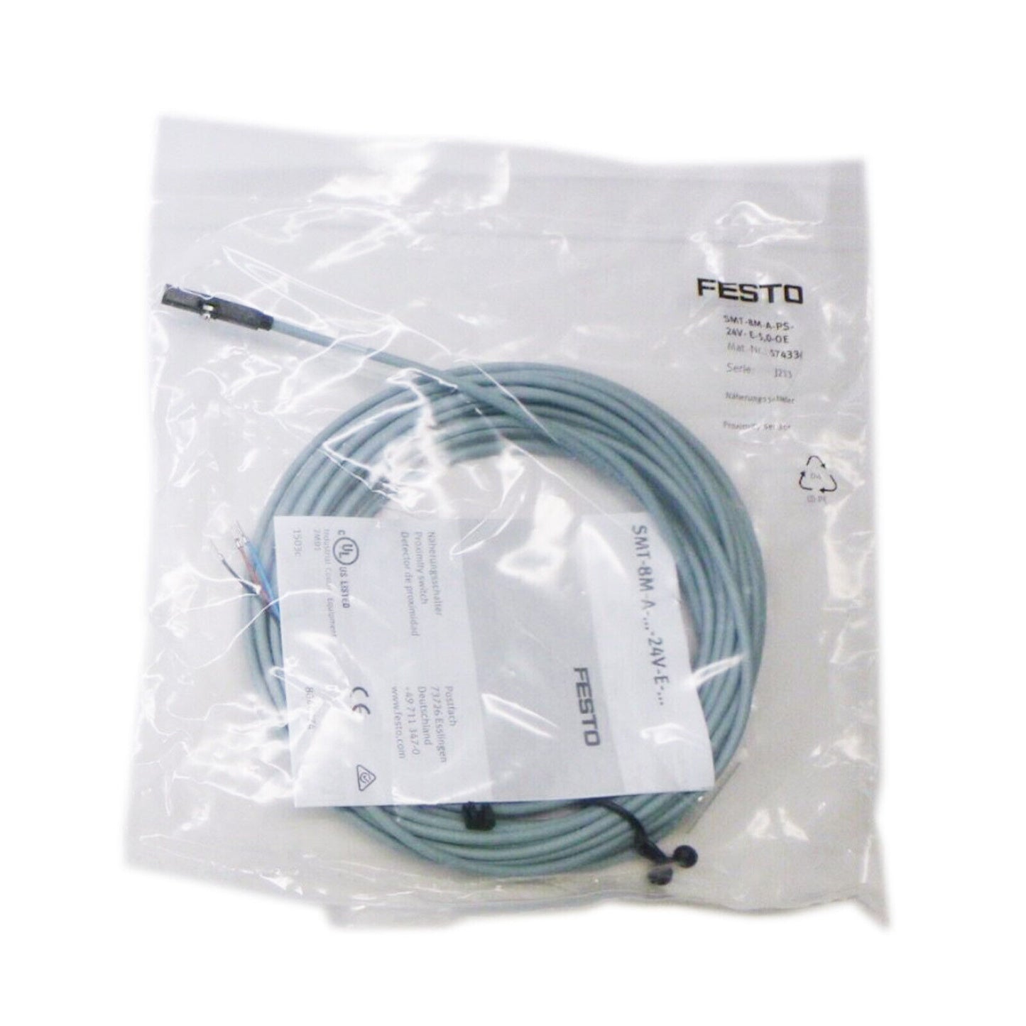 FESTO Magnetic Switch SMT-8M-A-PS-24V-E-5,0-OE 574336 - FESTO
