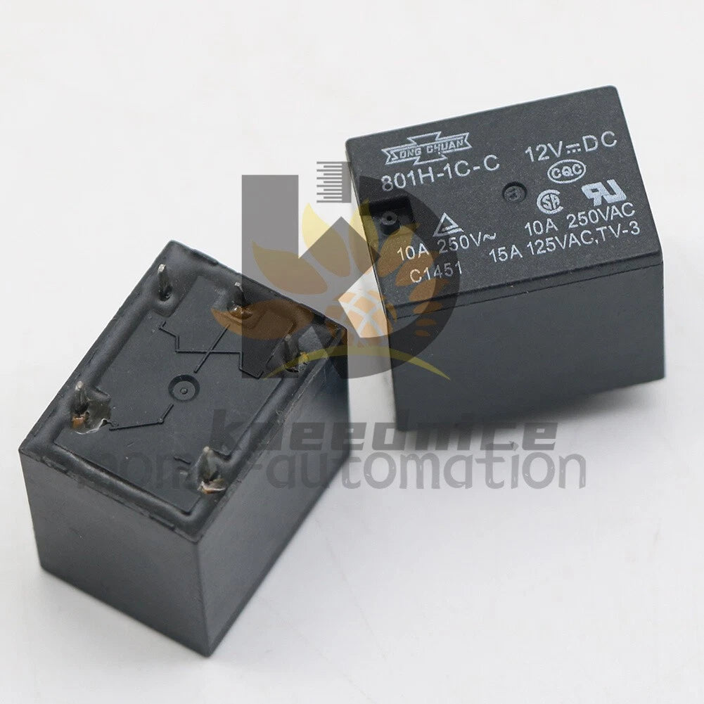 SongChuan 801H-1C-S 12VDC 10A 12VDC Power Relay 5Pins 1PCS #MO