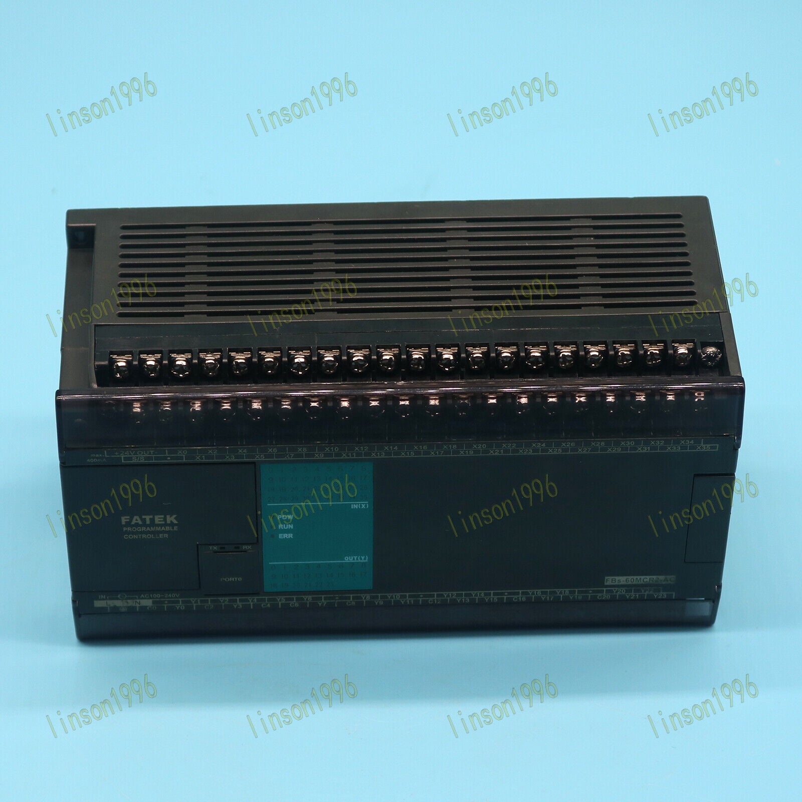 used 1PC  FATEK FBS-60MCR2-AC PLC Controller Tested It In OK