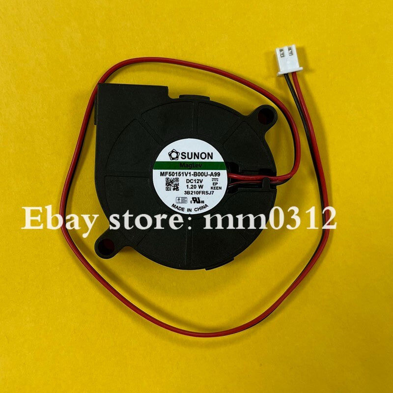 new SUNON MF50151V1-B00U-A99 DC12V 1.2W 5015 5CM 2-Pin cooling fan