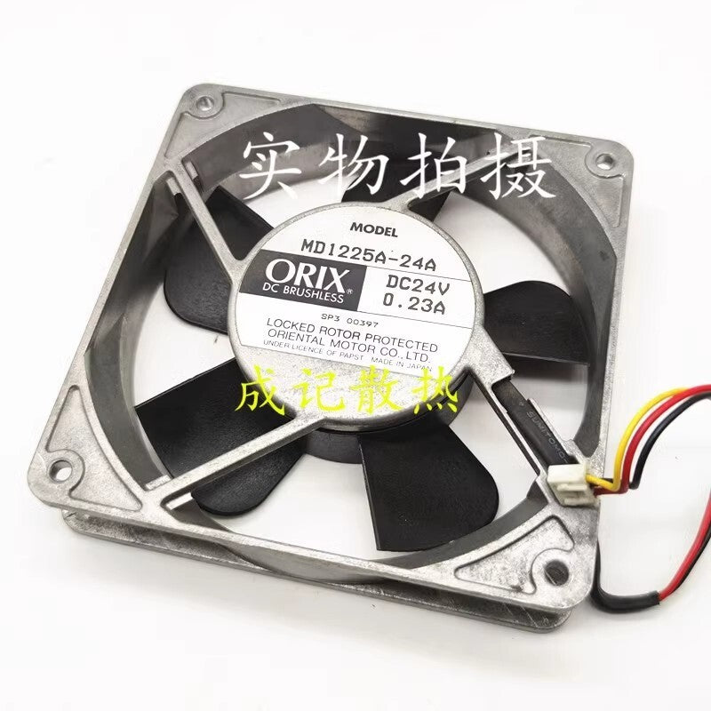 ORIX MD1225A-24A DC24V 0.23A 3-Pin Inverter Cooling Fan