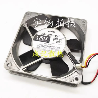ORIX MD1225A-24A DC24V 0.23A 3-Pin Inverter Cooling Fan