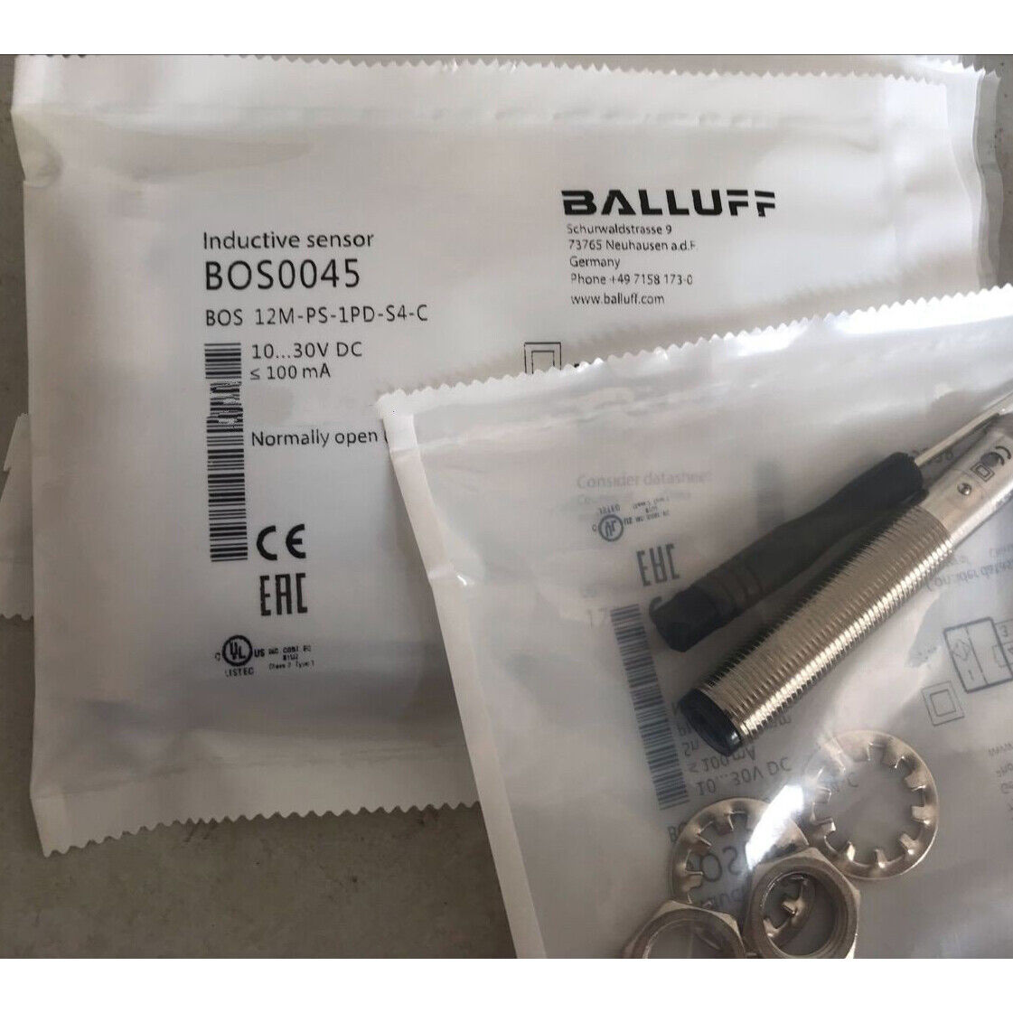Proximity Switch BOS 12M-PS-1PD-S4-C - BALLUFF
