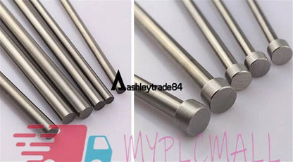 6mm Tip Metal Straight Injection Mould Ejector Pin Die Thimble 10Pcs