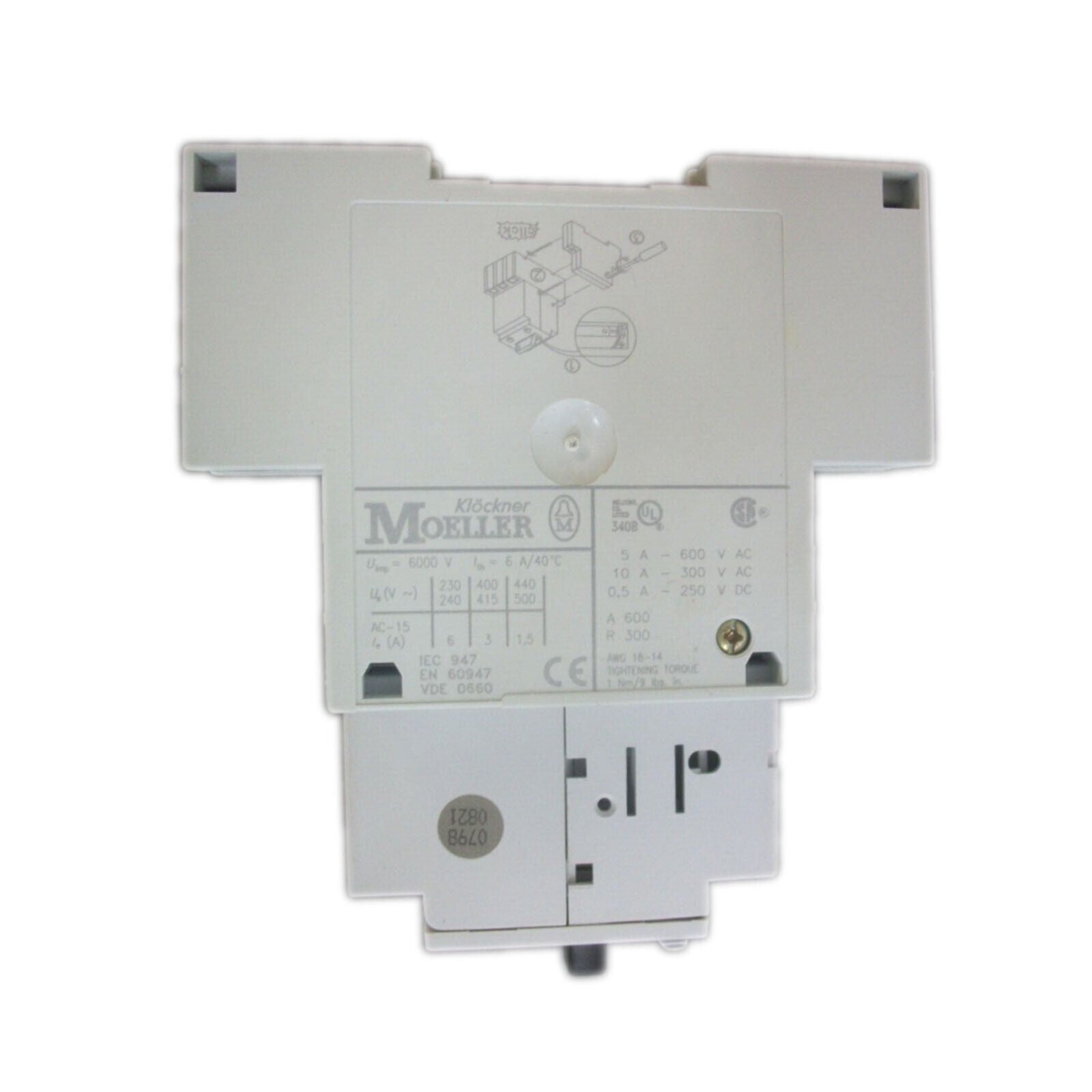 KLOCKNER-MOELLER PKZ2 Circuit Breaker ZM-16 10-16A - KLOCKNER-MOELLER
