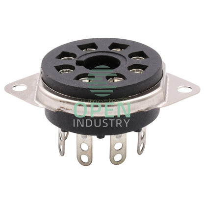 5PCS 8pin Bakelite Octal Valve Tube Socket For EL34 6V6 6L6 KT88 Chassis Mount M