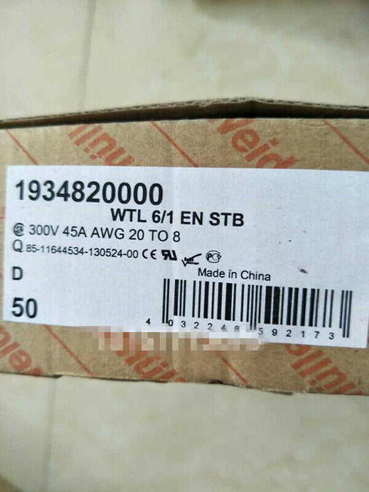 10PCS WTL 6/1 STB 1934820000 - WTL