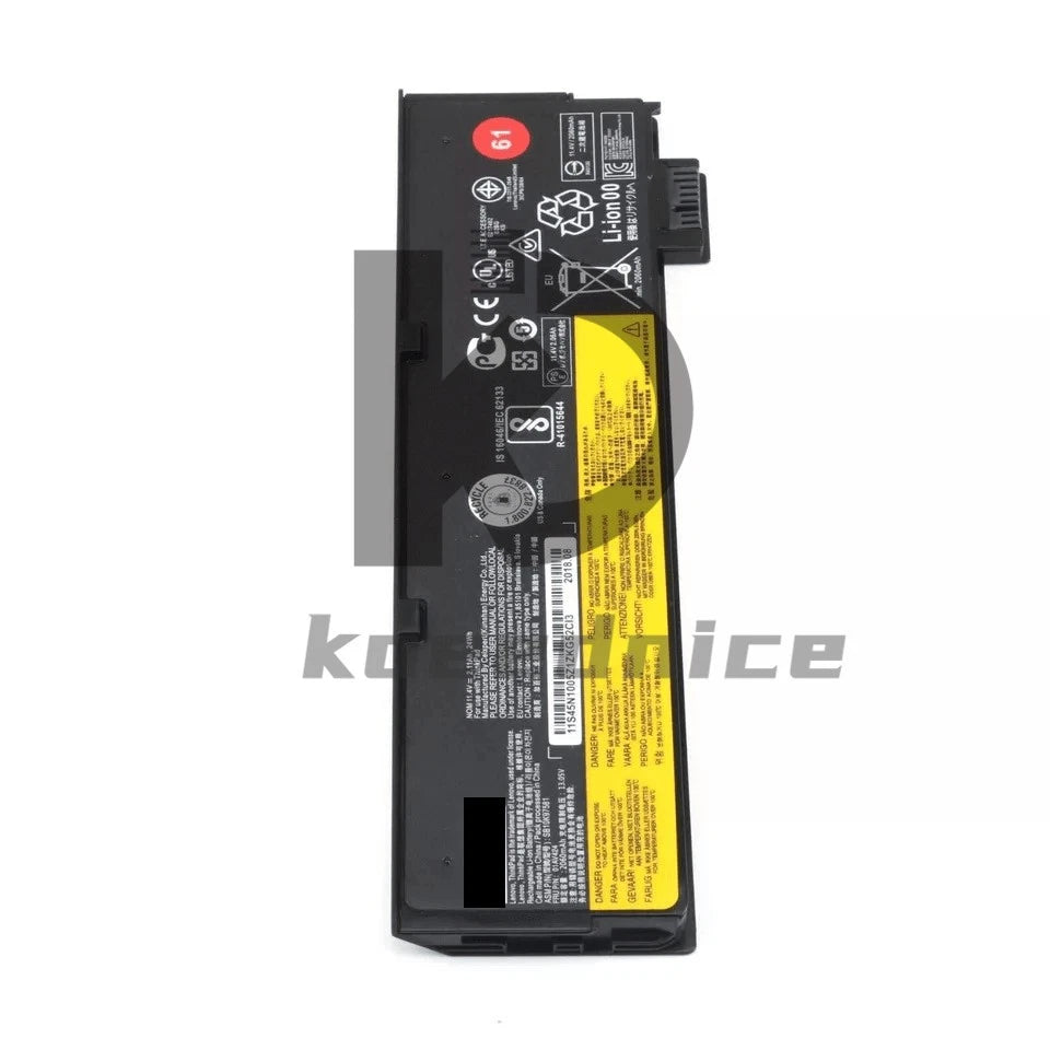 24Wh 01AV424 Battery For Lenovo ThinkPad T470 T480 P51s P52s SB10K97579