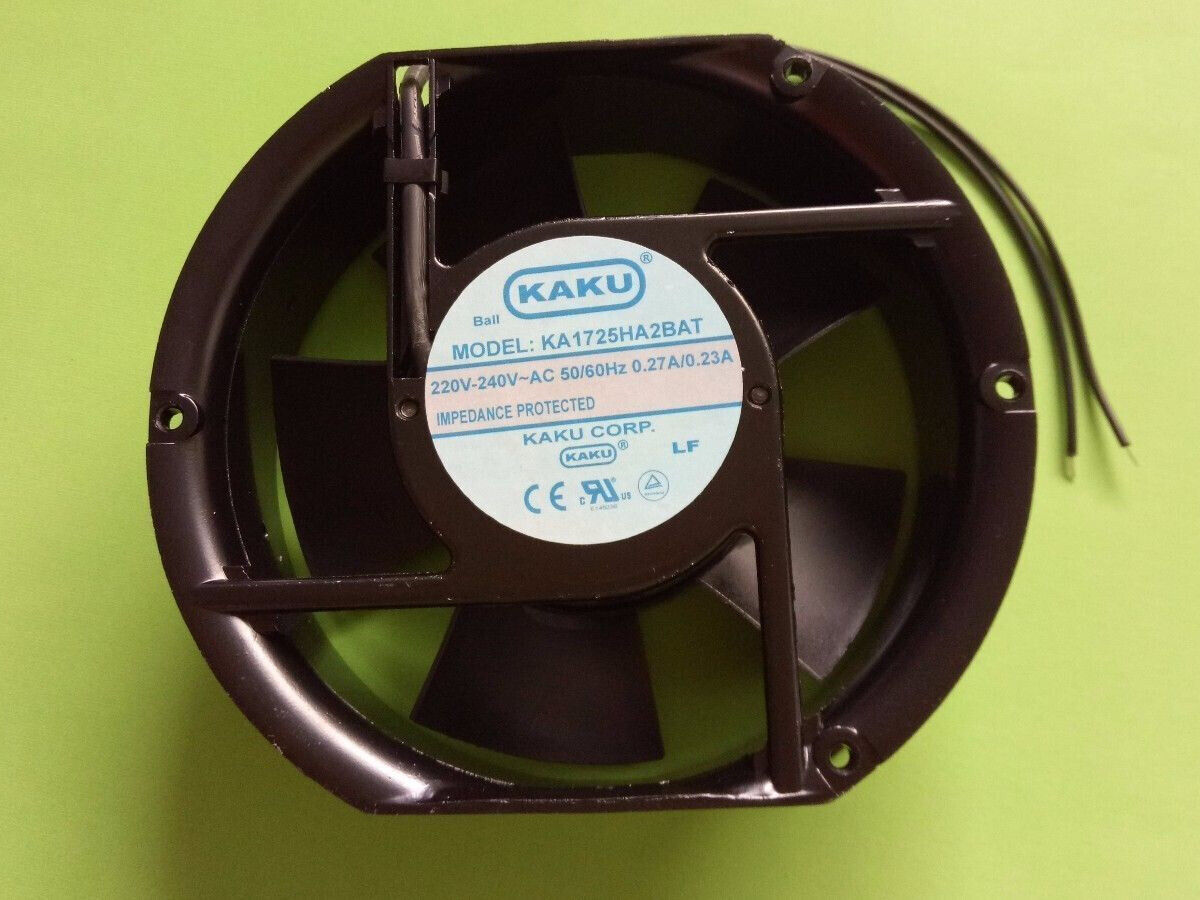 new I PCS KAKU Cooling Fan KA1725HA2BAT AC 220-240V 172*51MM 2 wire - KOEED