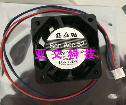 1pcs SANYO 109P0512M702 12V 0.07A 5015 5cm axial flow fan