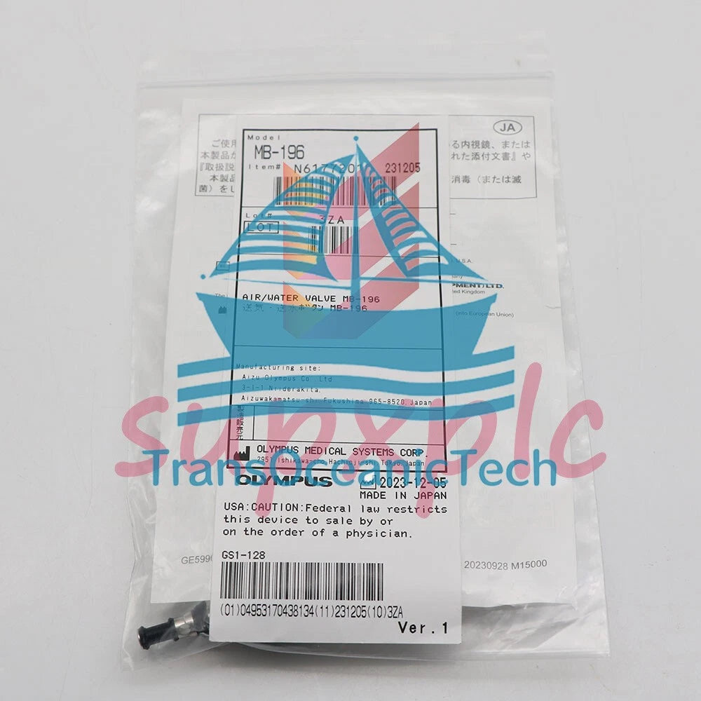 MB-196 air/water valve for 100 series flexible endoscope 1PCS