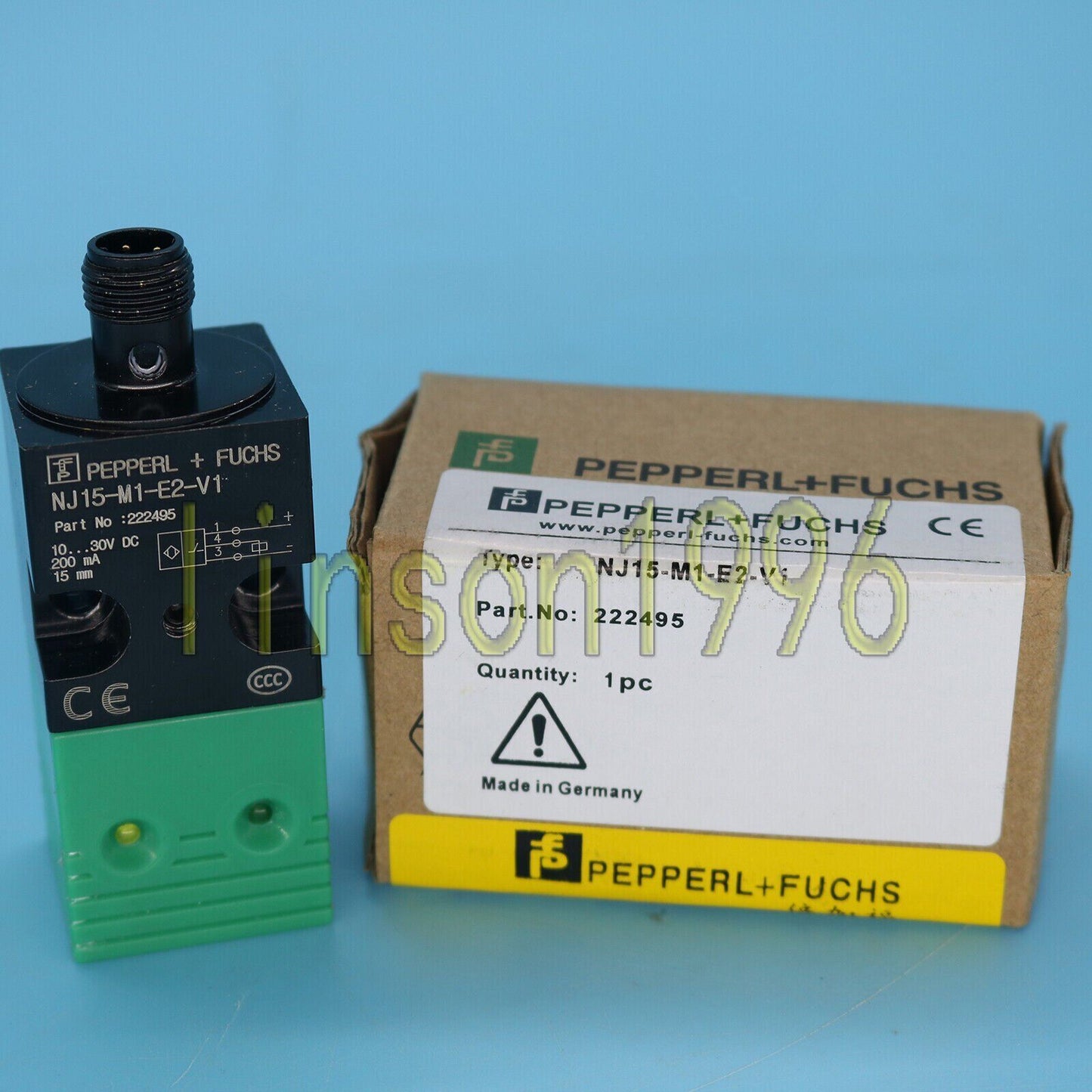 New ONE Pepperl+Fuchs P+F NJ15-M1-E2-V1 Inductiver Sensor - High-Performance Industrial Monitoring Solution - PEPPERL+FUCHS