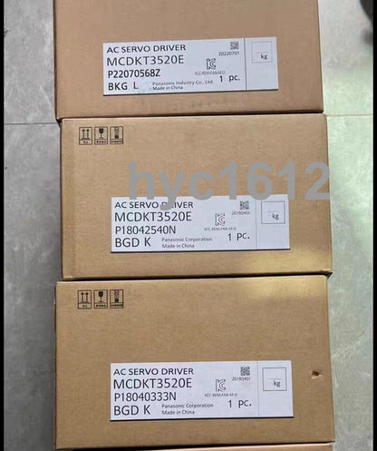 New Panasonic MCDKT3520E AC Servo Drive 1-Year Limited Warranty - PANASONIC