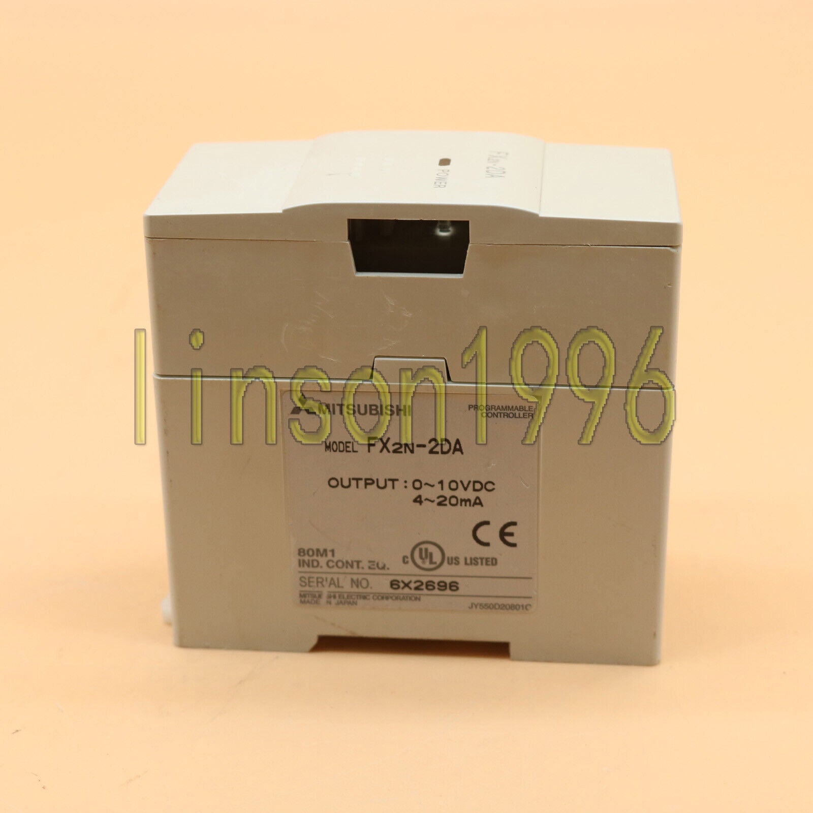 Mitsubishi Melsec PLC FX2N-2DA FX2N2DA Tested Good Condition - MITSUBISHI