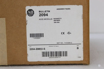Allen-Bradley 2094-BM02-S Integrated Axis Module 15A Servo Drive - ALLEN-BRADLEY