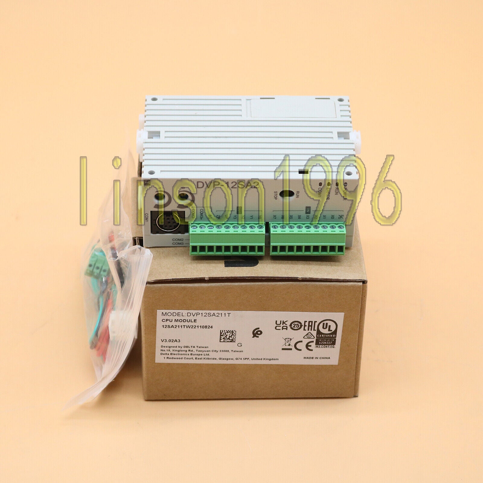1PC DVP12SA211T 24VDC PLC Controller - DELTA