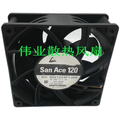 SANYO 12038 9GV1224P1J04 24V 1.5A 4-Wire Inverter Violent Fan