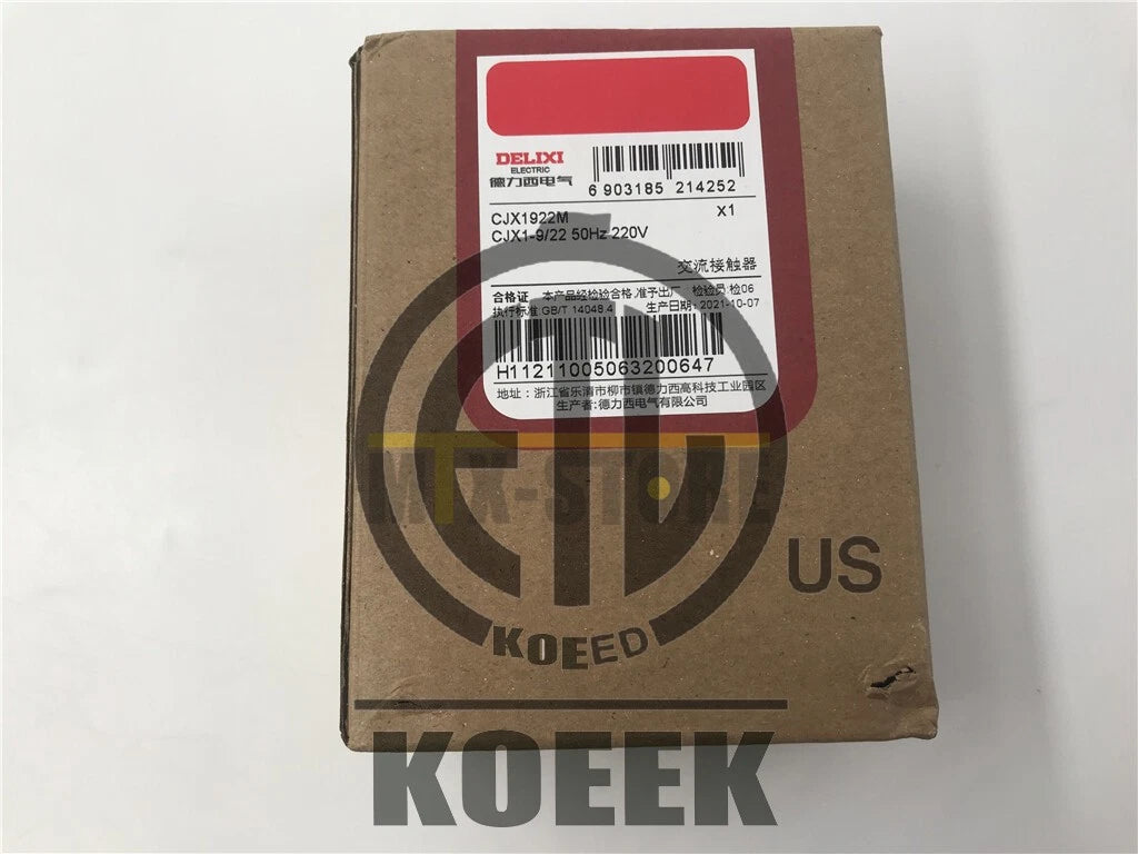 1pcs Chint CJX1-9/22 AC contactor two open two closed 220V 3TB40 9A
