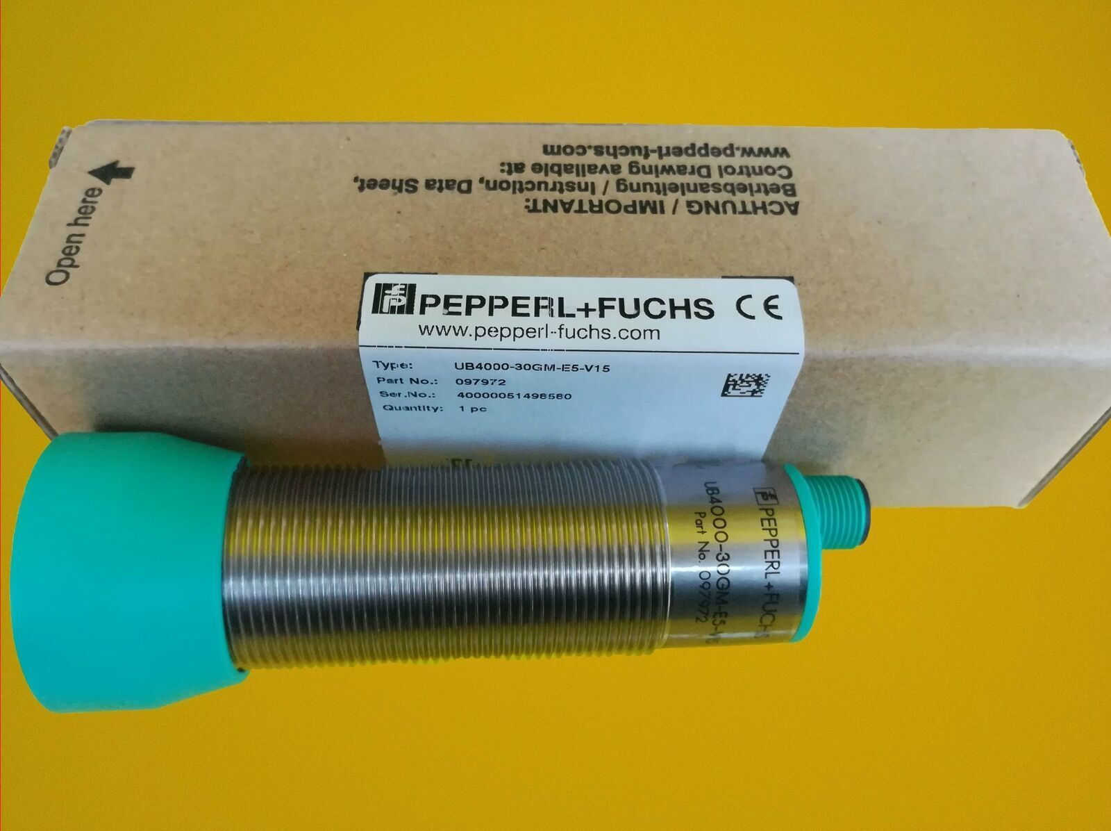 Pepperl+Fuchs Sensor Model UB4000-30GM-E5-V15 - PEPPERL+FUCHS