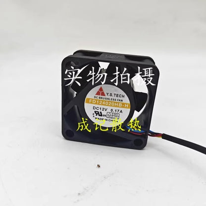 Y.S.TECH FD124020HB-B 4020 DC12V 0.17A 4-pin Inverter Cooling Fan