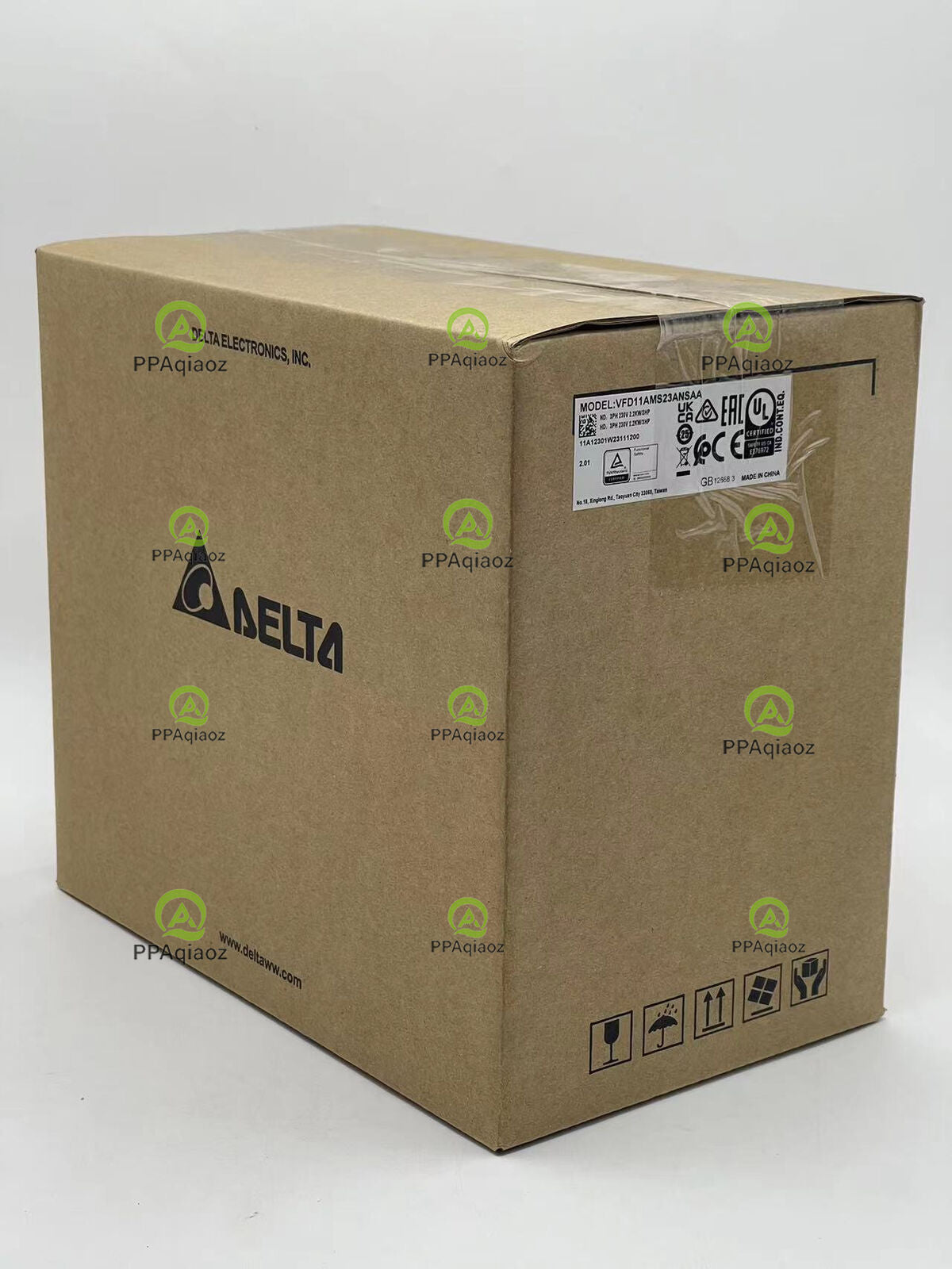 Delta VFD11AMS23ANSAA VFD Inverter, 3HP, 2.2KW, 3Phase, 200V-240VAC - DELTA