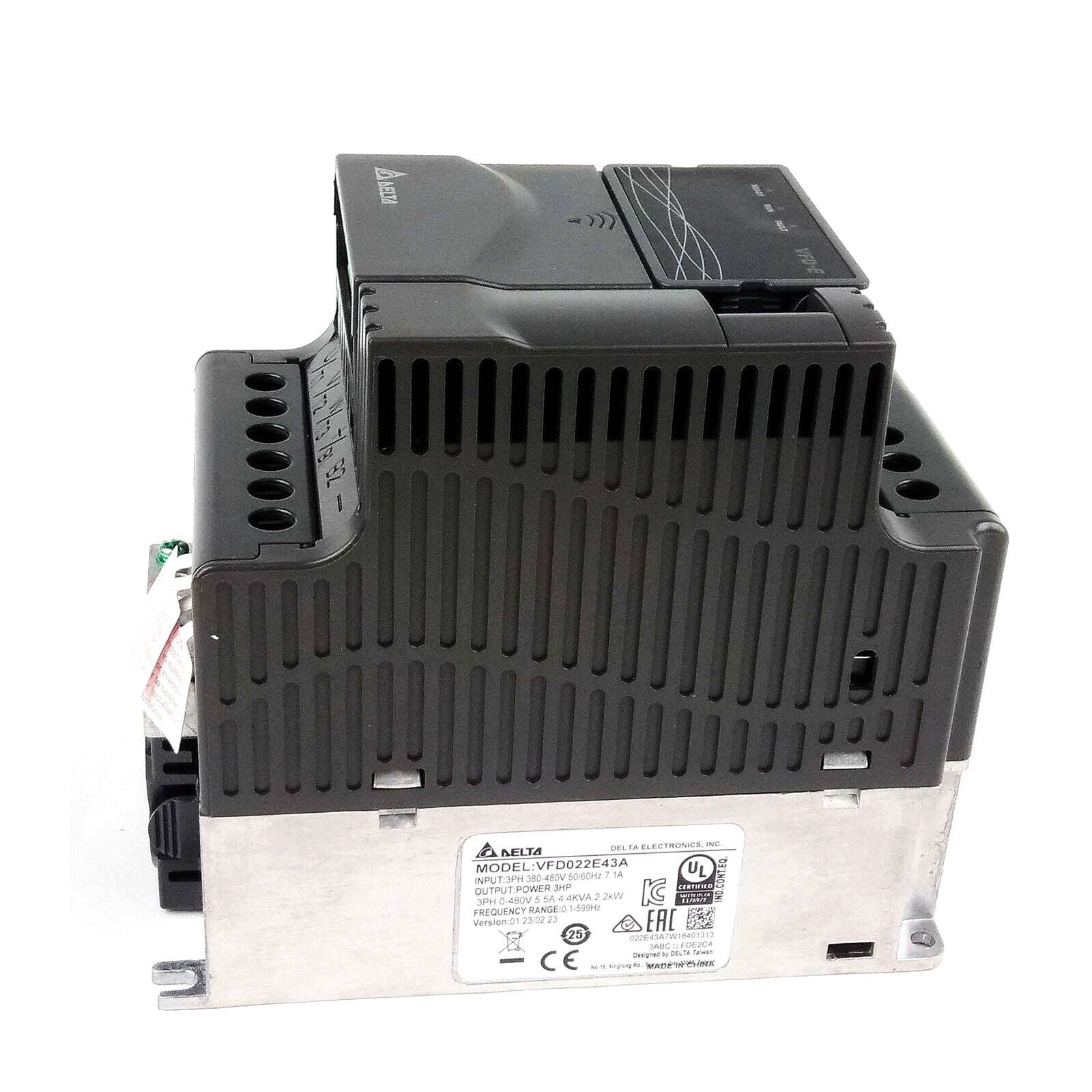 Delta VFD 022E43A 380V 2.2kW Inverter - DELTA